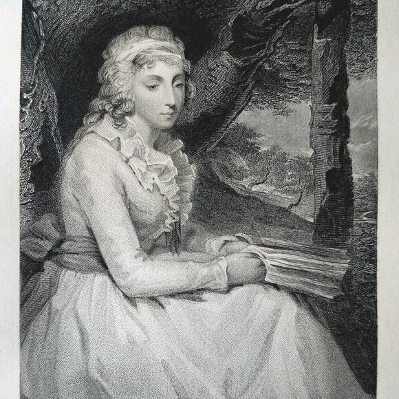 1844 Lucy Johnstone Oswald Of Auchencruive Engraving Victorian Scotland DWSS18 - Picture 1 of 2
